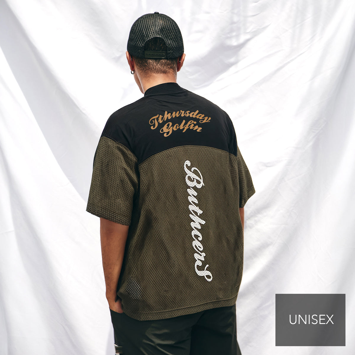 Mesh 2Tone H/Zip PO