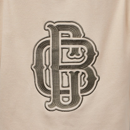 All Embroidery Waffle Mock(women)