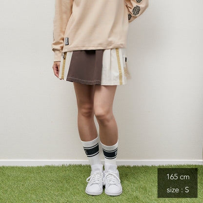 Nylon Multi Stripe Skirt