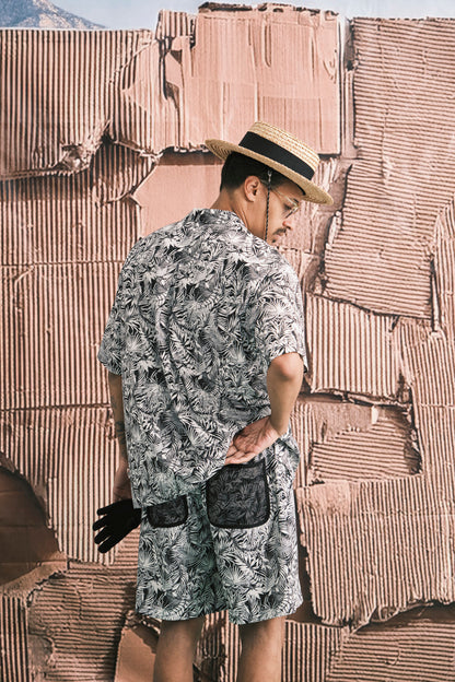 Hole In Fabric Print Back Mesh SRT