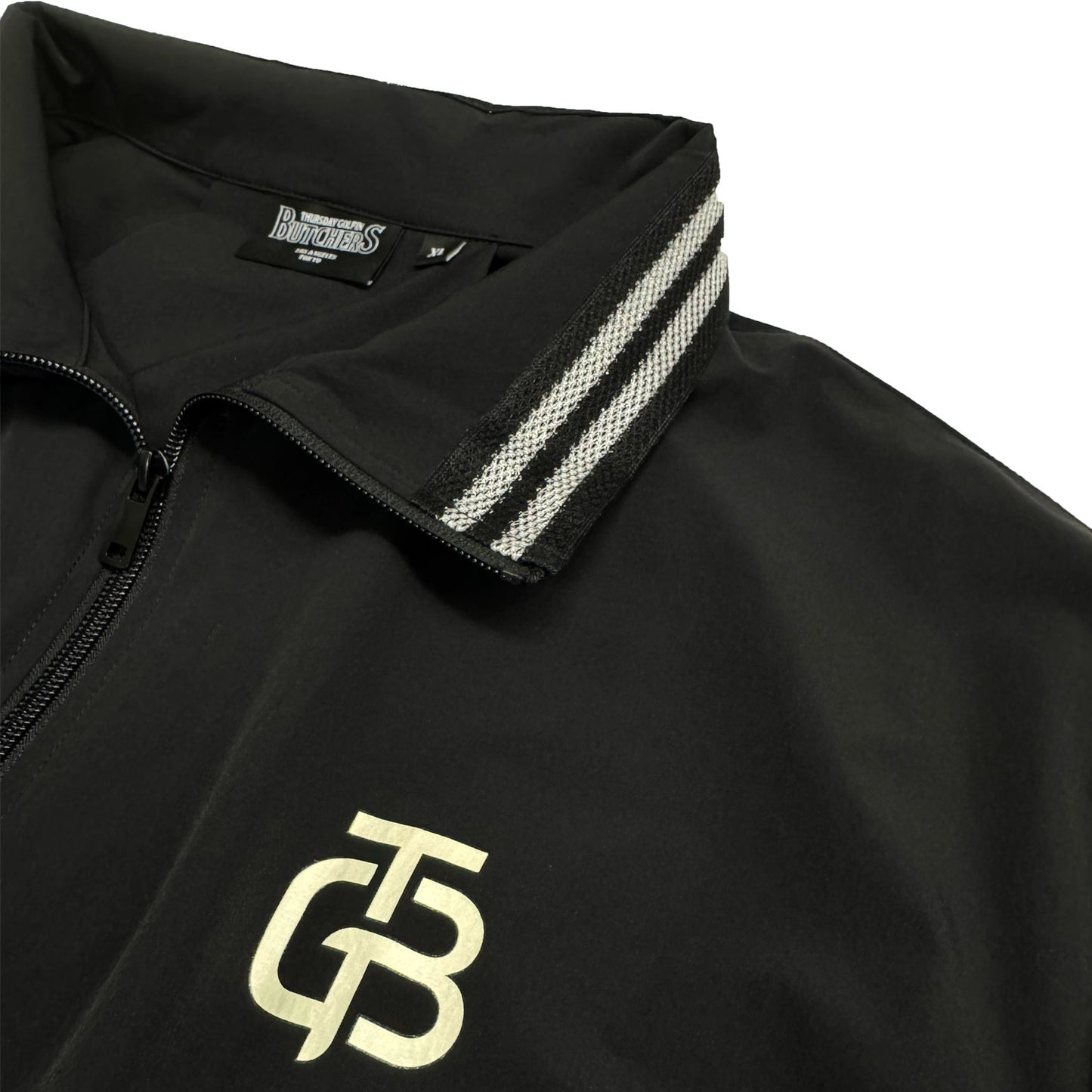 Back Overlapping Tucks  Half Zip PO