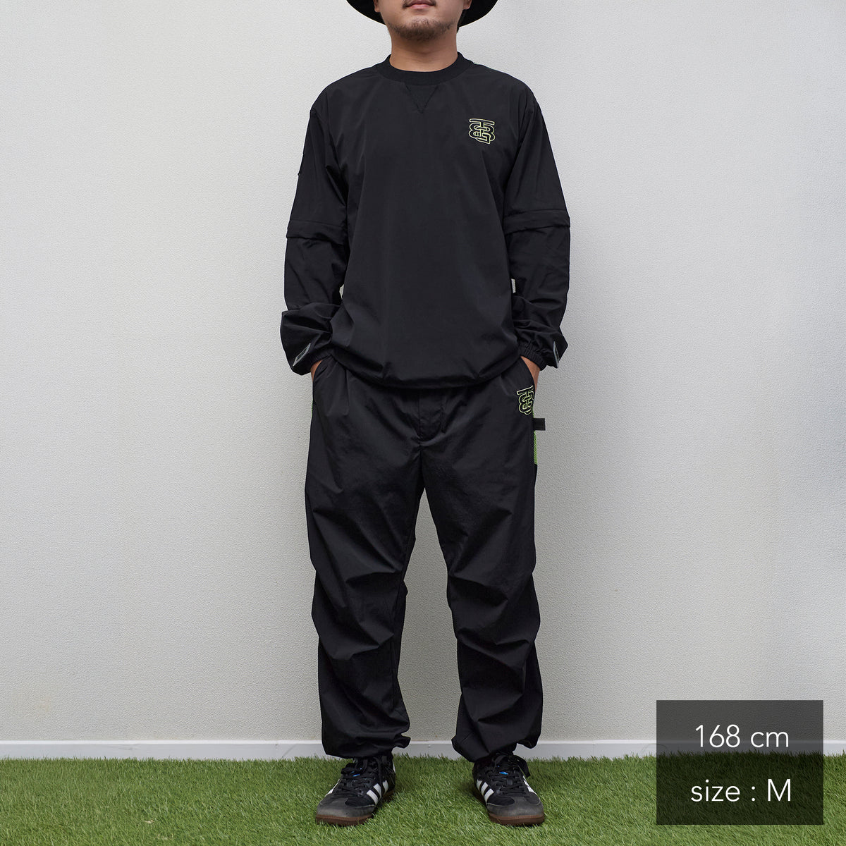 Stretch Nylon shirring Easy Pants