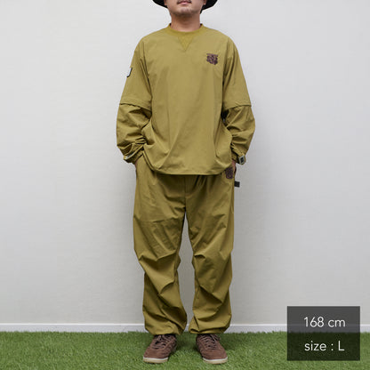Stretch Nylon shirring Easy Pants