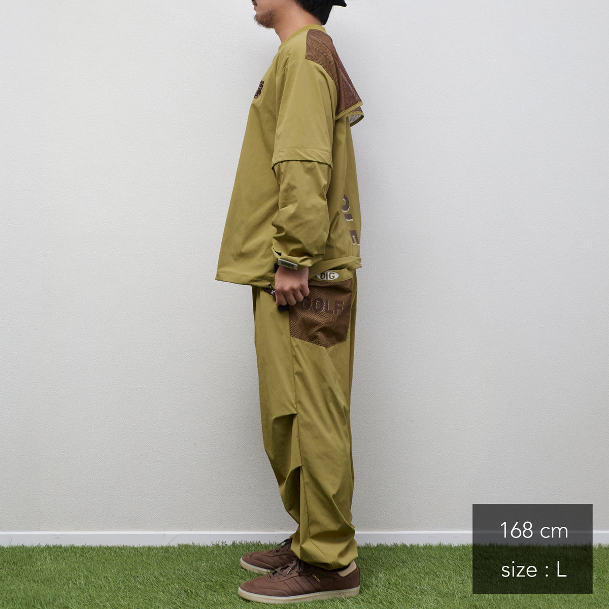 Stretch Nylon 2way Mesh Yoke Piste