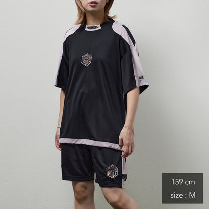 Circle Color Block Pull Over