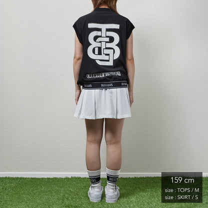 LOGO Elastic Band Pleats SK