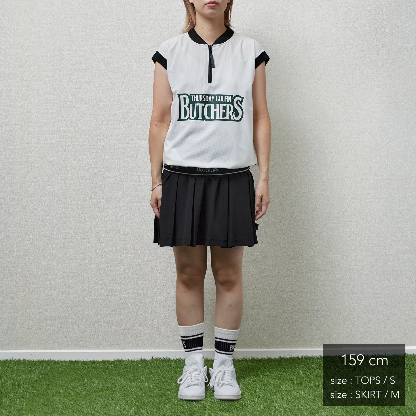 LOGO Elastic Band Pleats SK