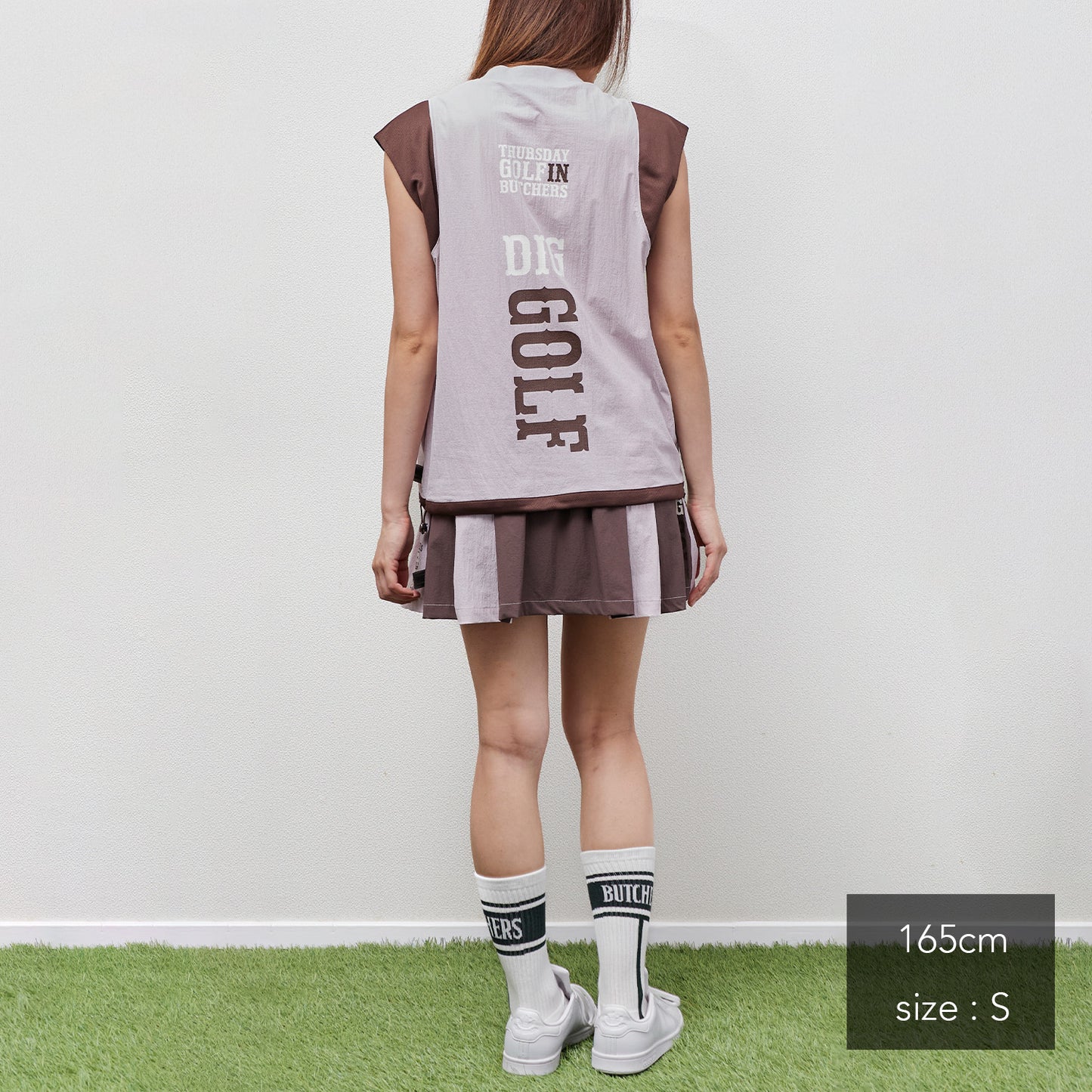 Cool Stretch  Bicolor pleats SK