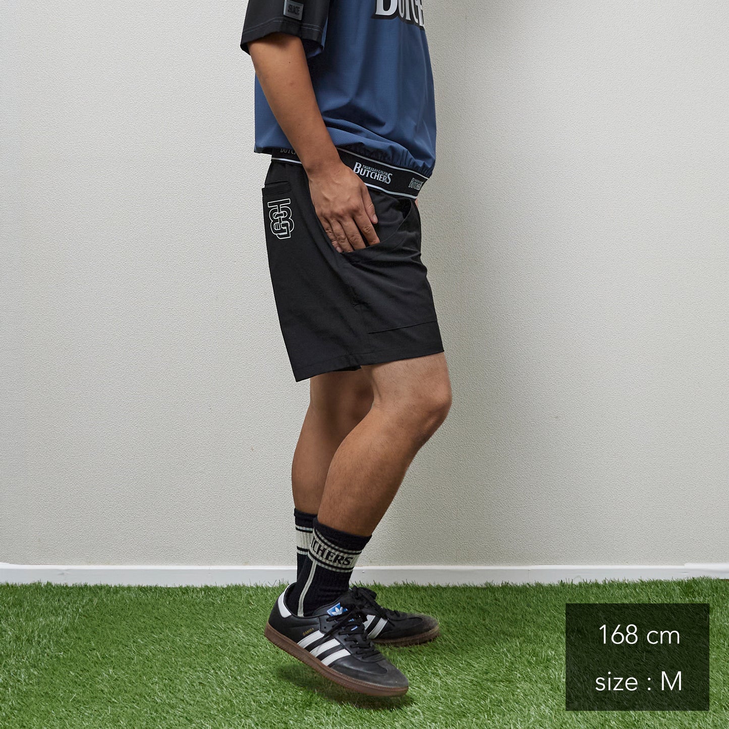 LOGO Elastic Band 6P SHORTS