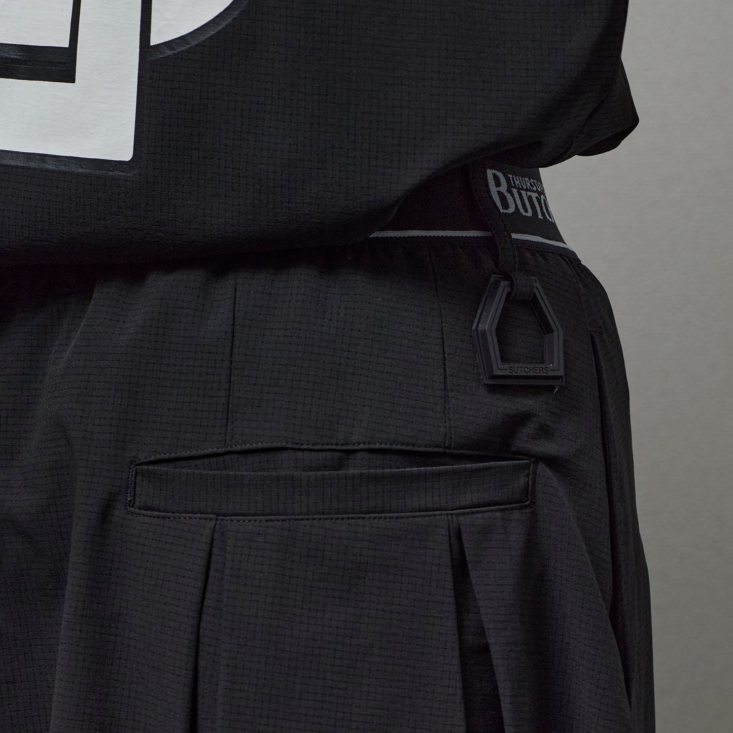 LOGO Elastic Band Pleats SK