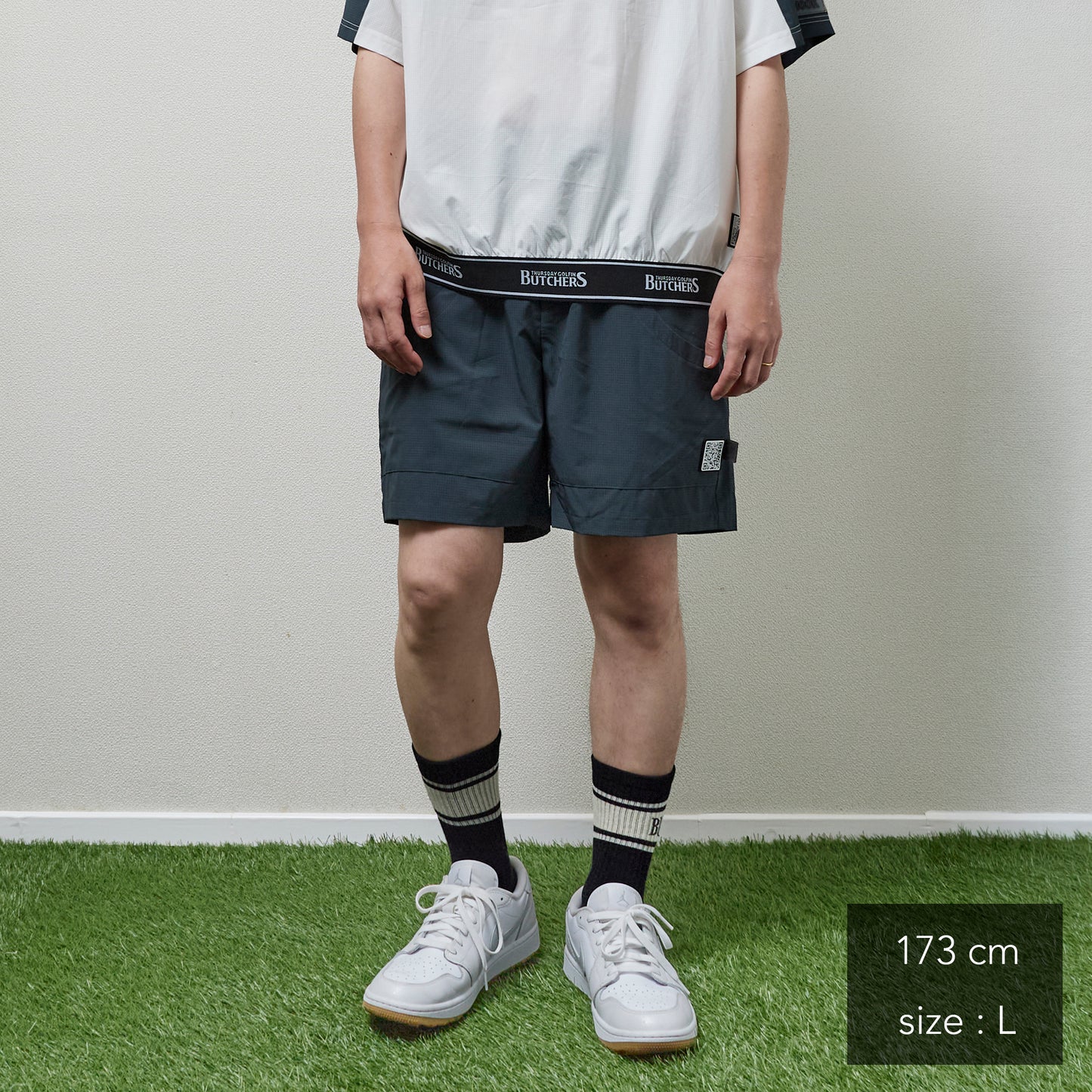 LOGO Elastic Band 6P SHORTS