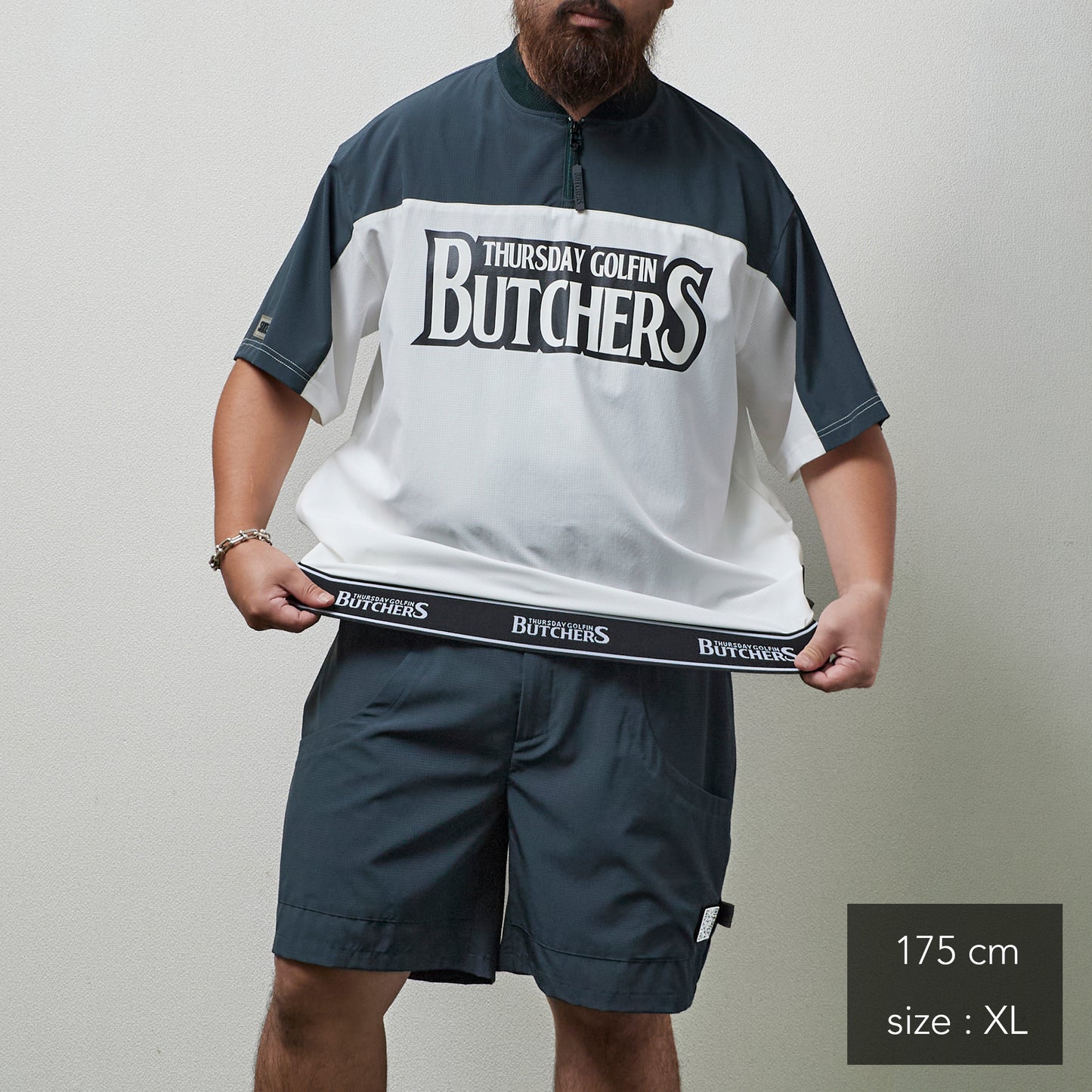LOGO Elastic Band 2Tone H/ZIP