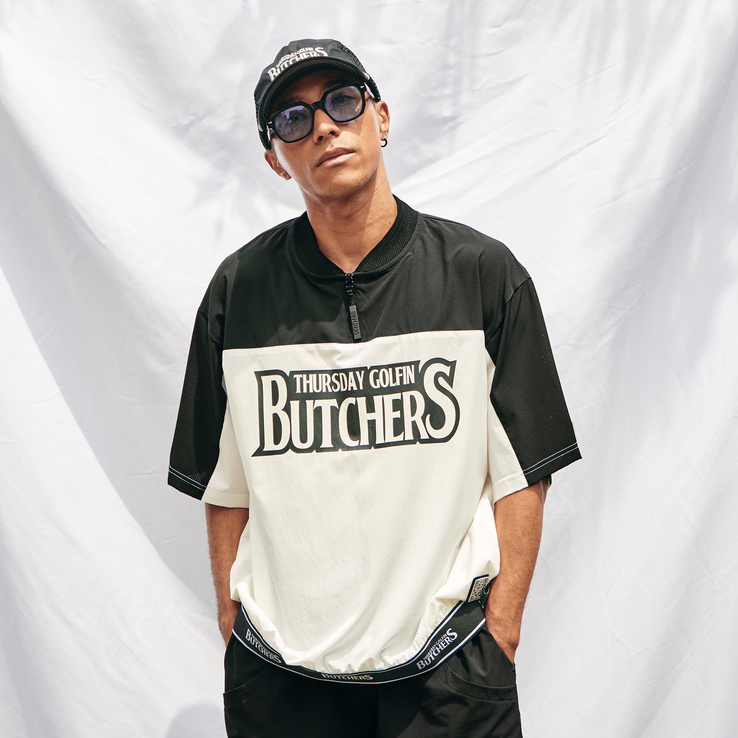 LOGO Elastic Band 2Tone H/ZIP