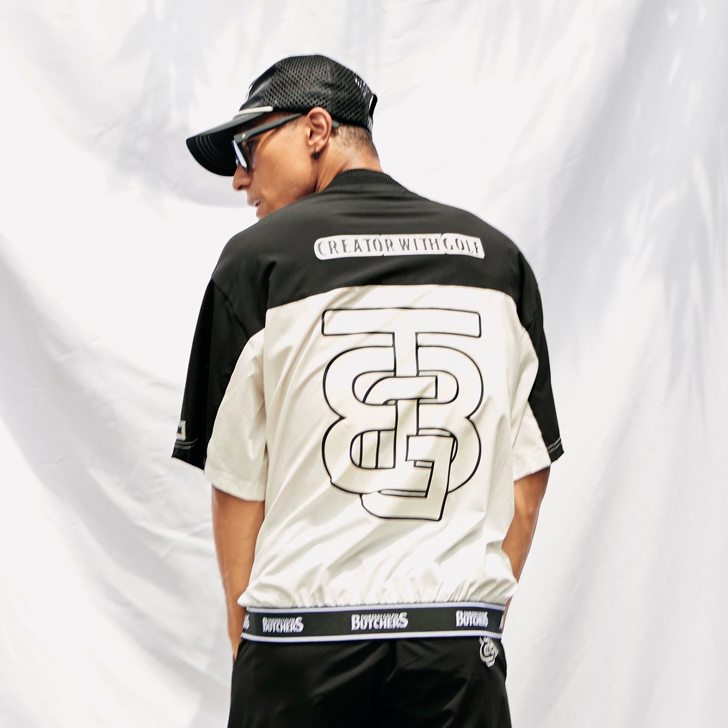 LOGO Elastic Band 2Tone H/ZIP