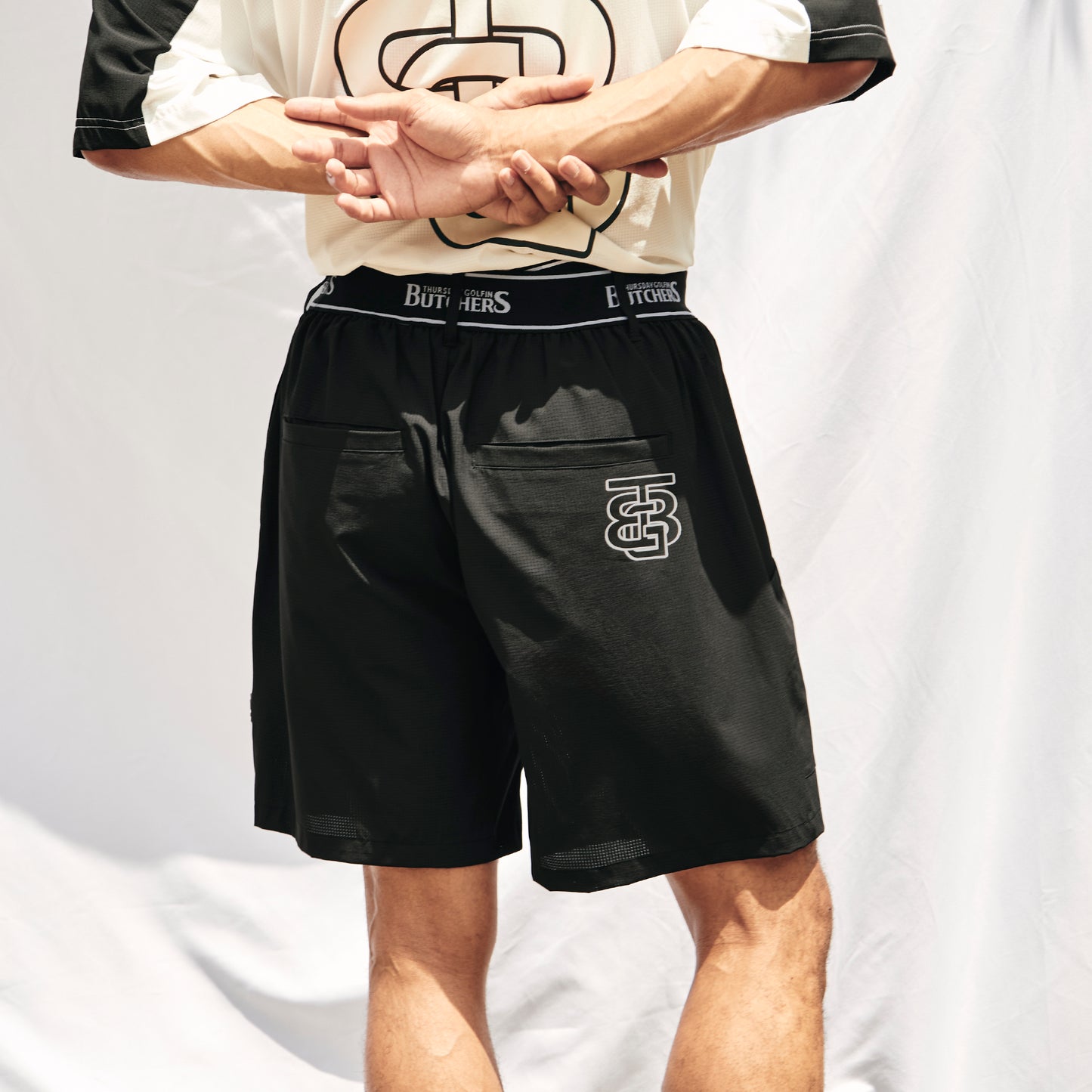 LOGO Elastic Band 6P SHORTS
