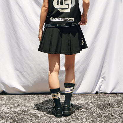 LOGO Elastic Band Pleats SK