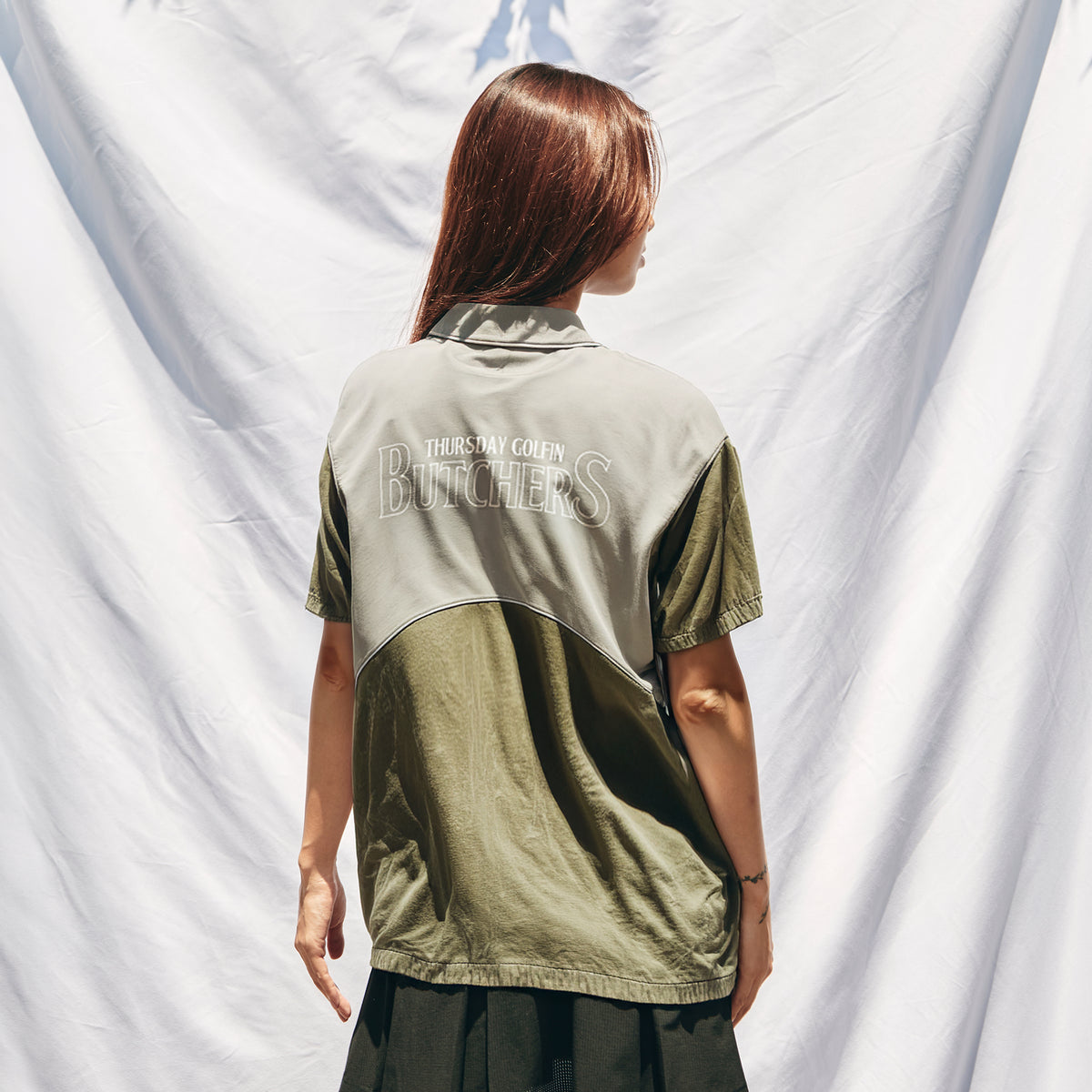 Sheer Sleeve H/Z POLO