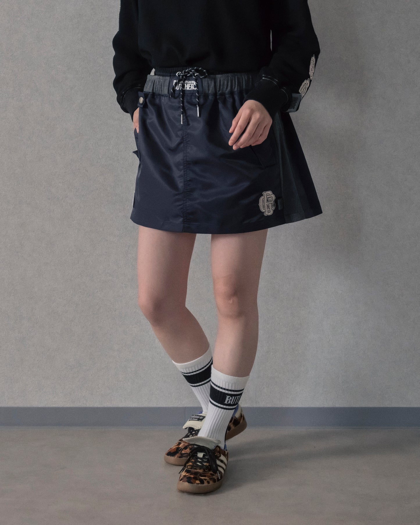 MA-1 Layered  Waist Skirt