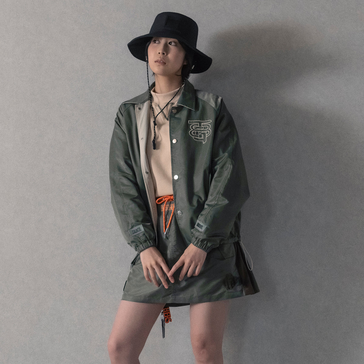 Reversible Nylon Coach JK