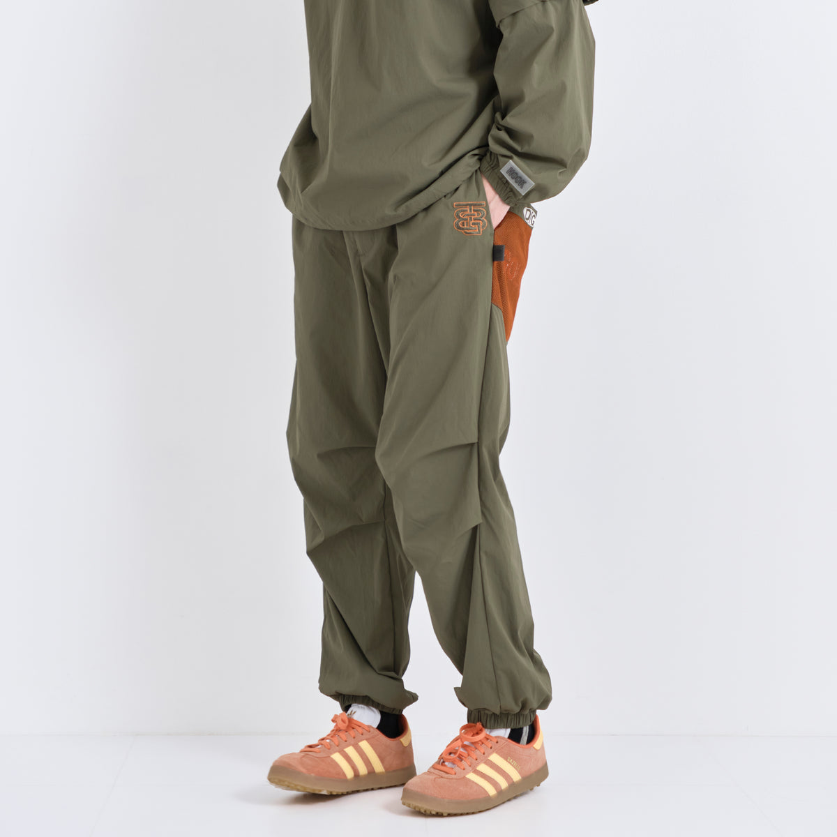 Stretch Nylon shirring Easy Pants