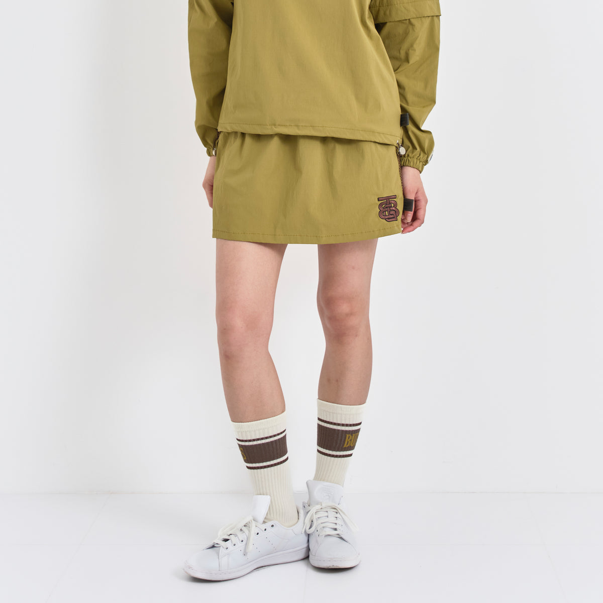 Stretch Back Pleats S/Mesh SK