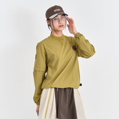 Stretch Nylon 2way Mesh Yoke Piste (woman)