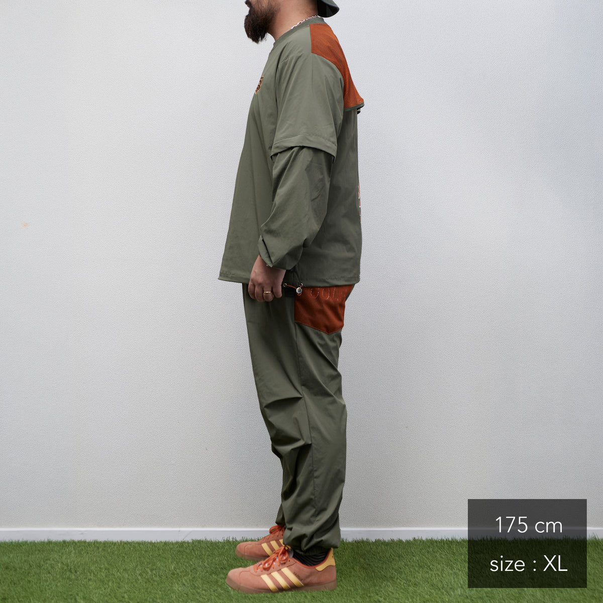 Stretch Nylon shirring Easy Pants
