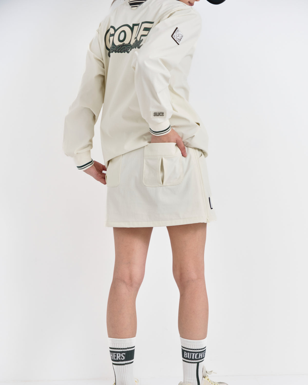4Way Stretch D/face Side Zip SK