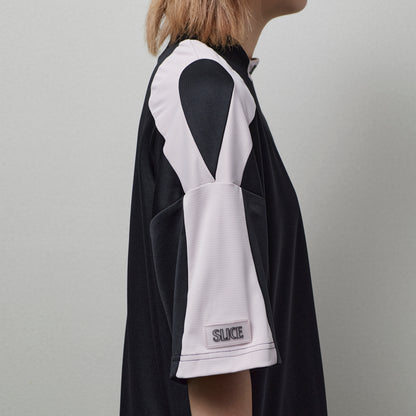 Circle Color Block Pull Over
