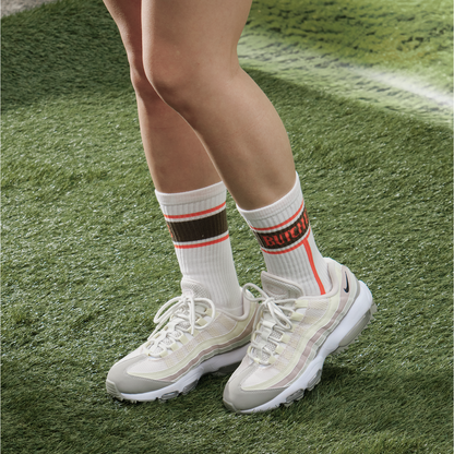 High twist Pile Out Line Socks