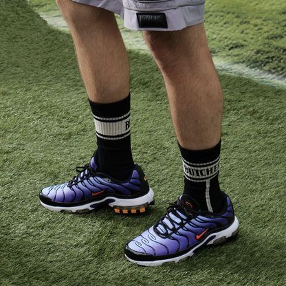 High twist Pile Out Line Socks