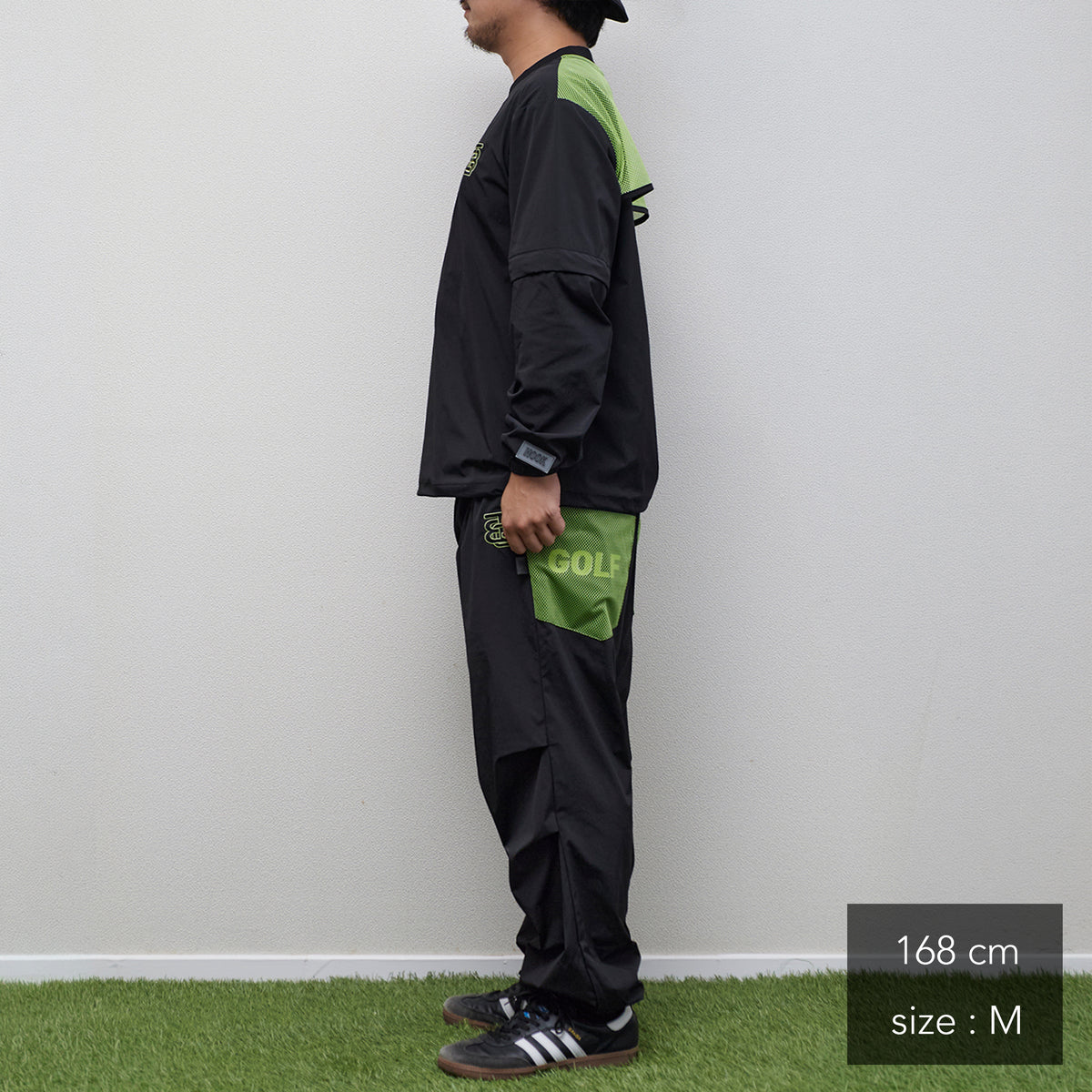 Stretch Nylon shirring Easy Pants