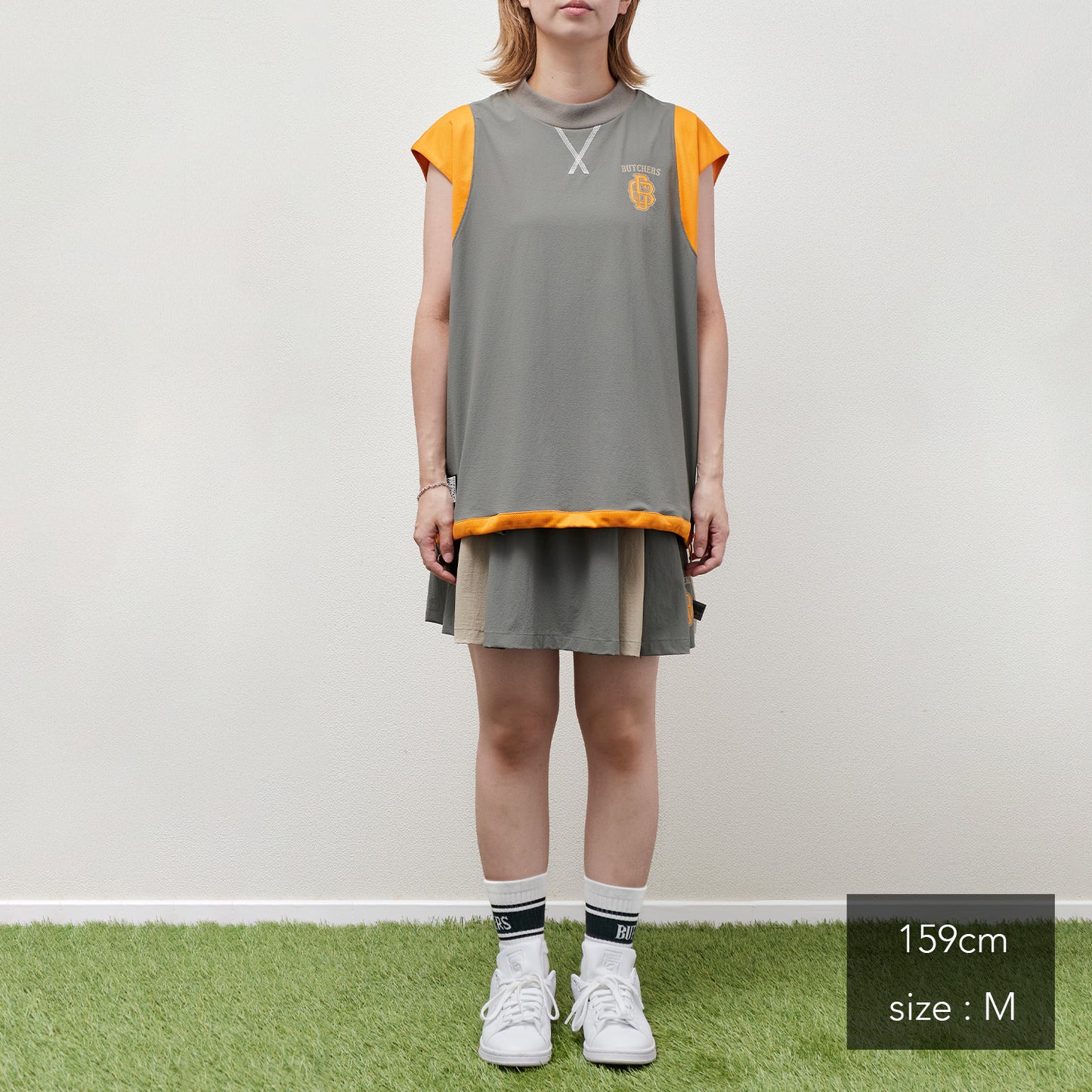 Cool Stretch  Bicolor pleats SK
