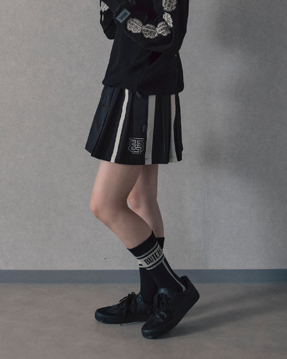 Nylon Multi Stripe Skirt
