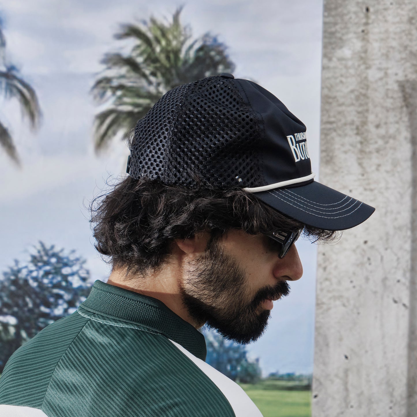 Nylon Mesh Rope Cap