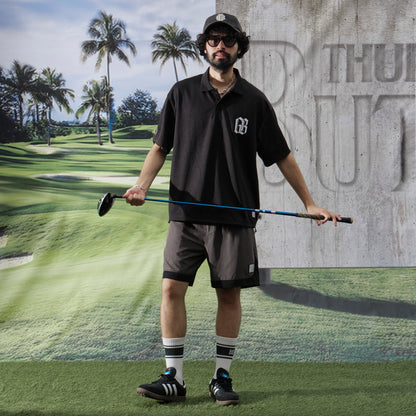 Stretch Hem Mesh Tropical SRT
