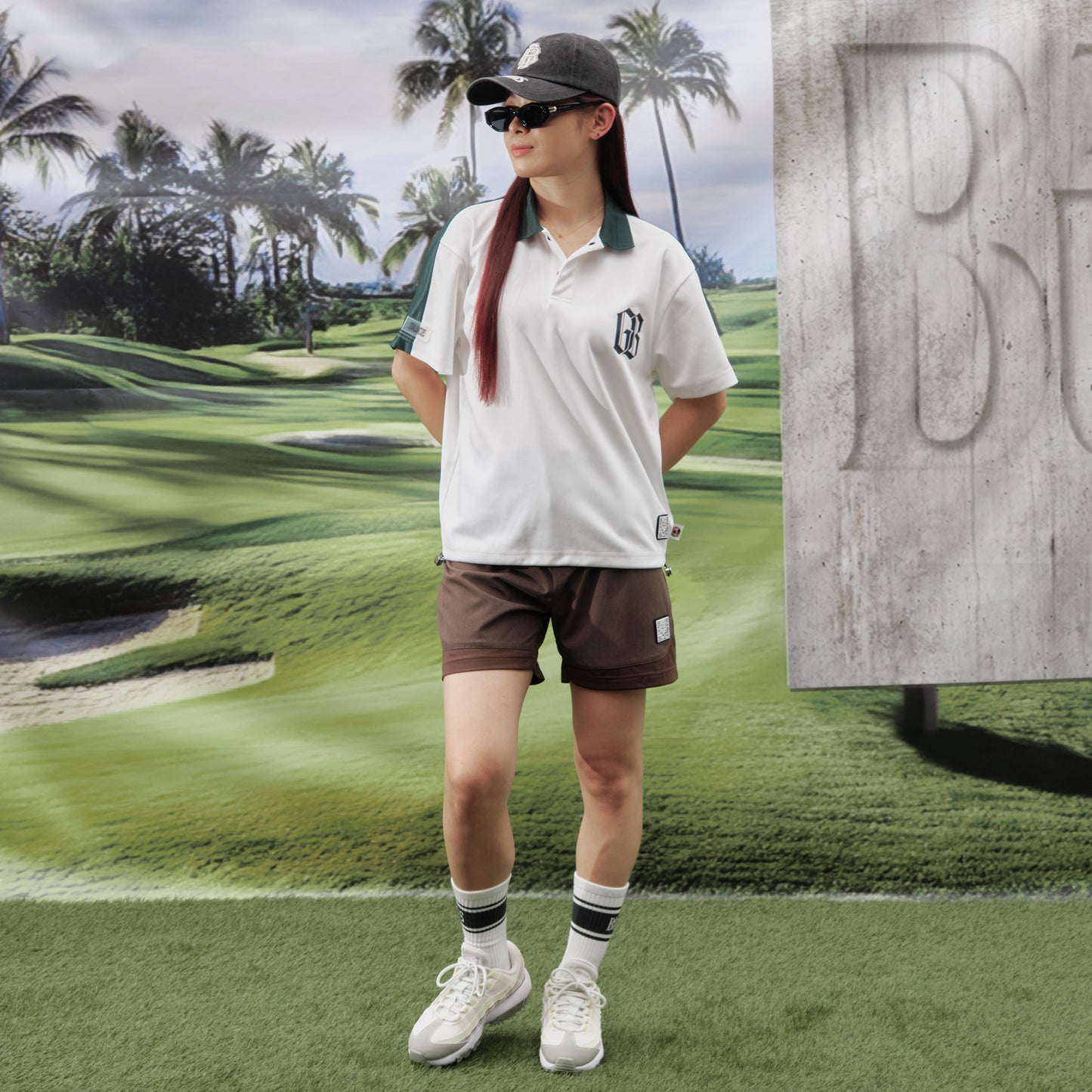 Stripe Yoke Jersey POLO