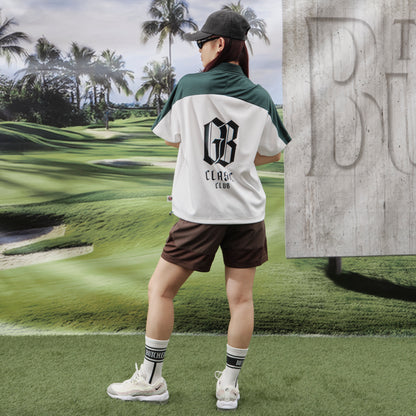 Stripe Yoke Jersey POLO