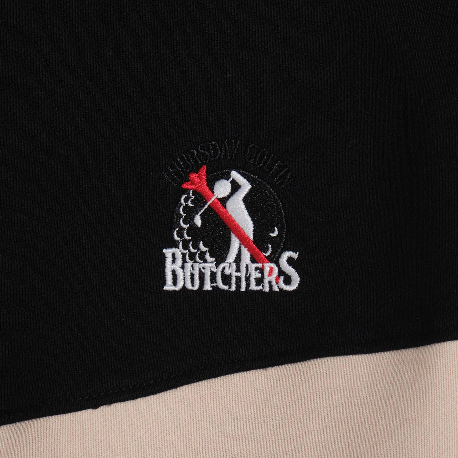 THURSDAY GOLF IN BUTCHERS ハーフジップスウェッMサイズ Switching Half Zip Sweatshirt (224-PO2) – THURSDAY GOLFIN BUTCHERS
