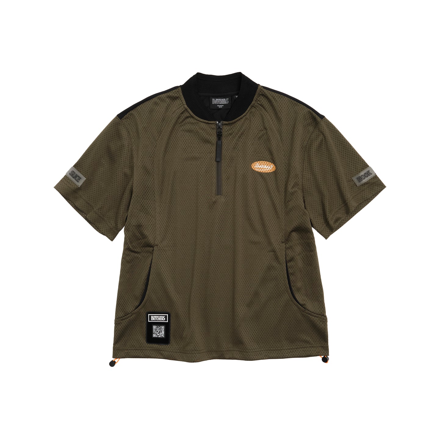 Mesh 2Tone H/Zip PO