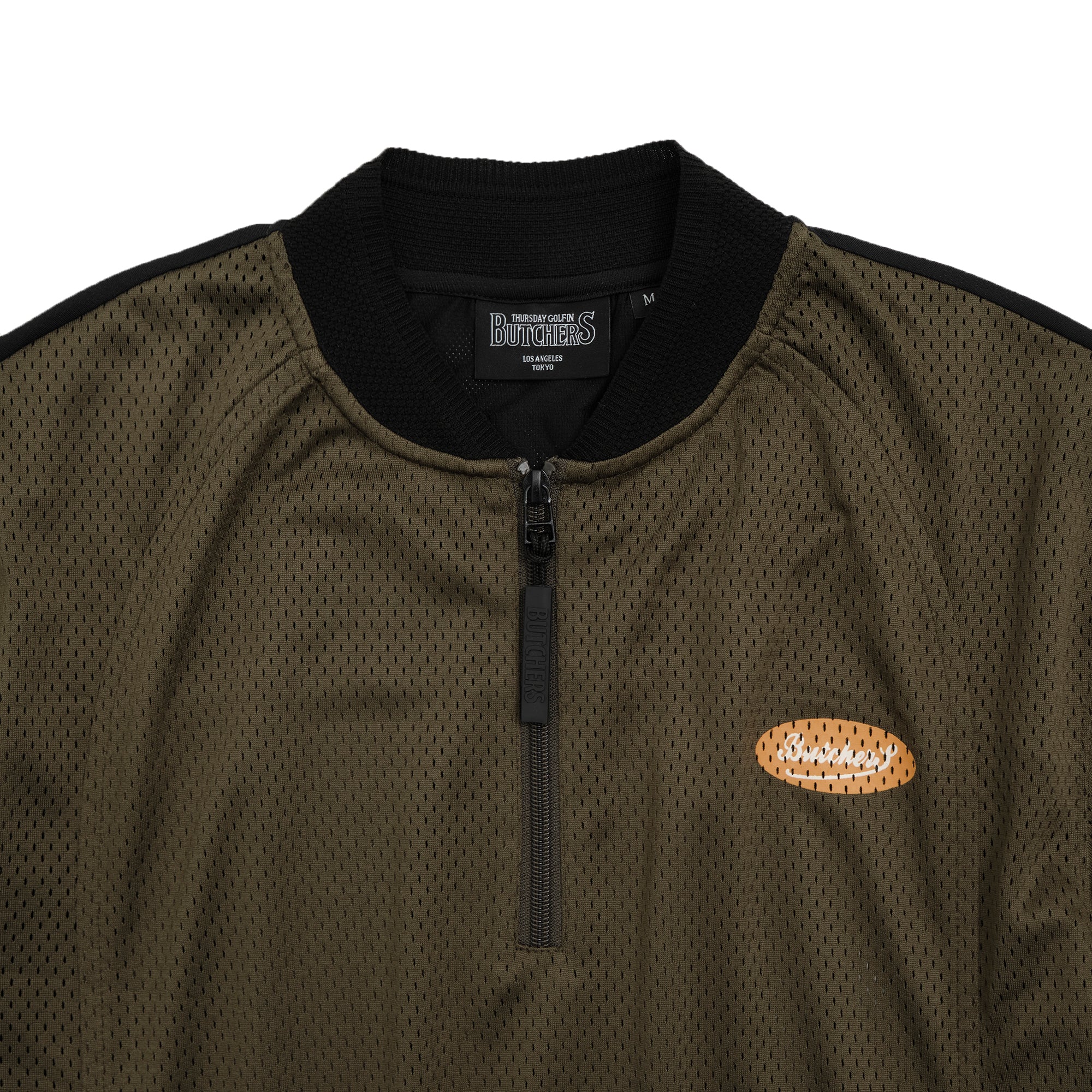 Mesh 2Tone H/Zip PO – THURSDAY GOLFIN BUTCHERS
