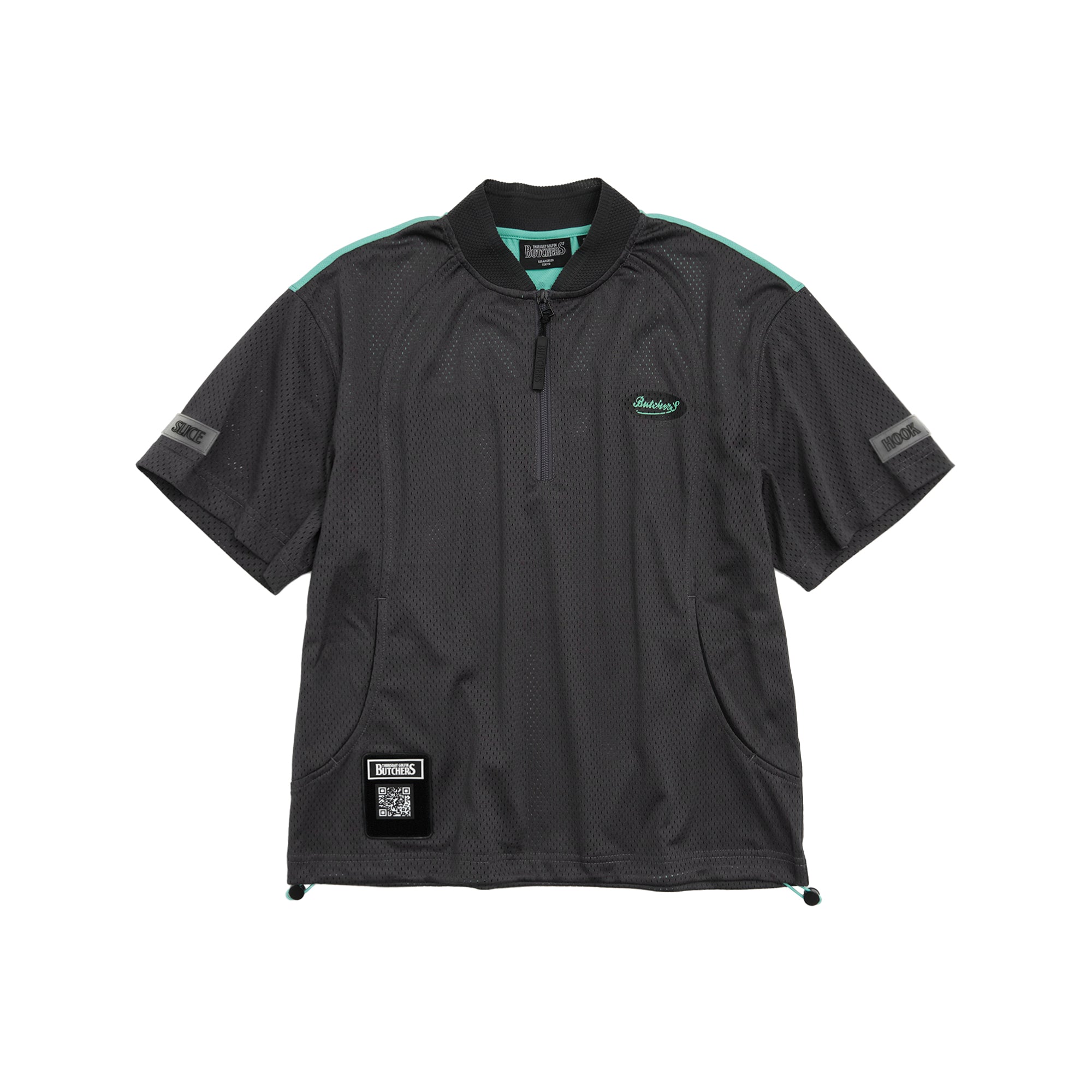 Mesh 2Tone H/Zip PO – THURSDAY GOLFIN BUTCHERS