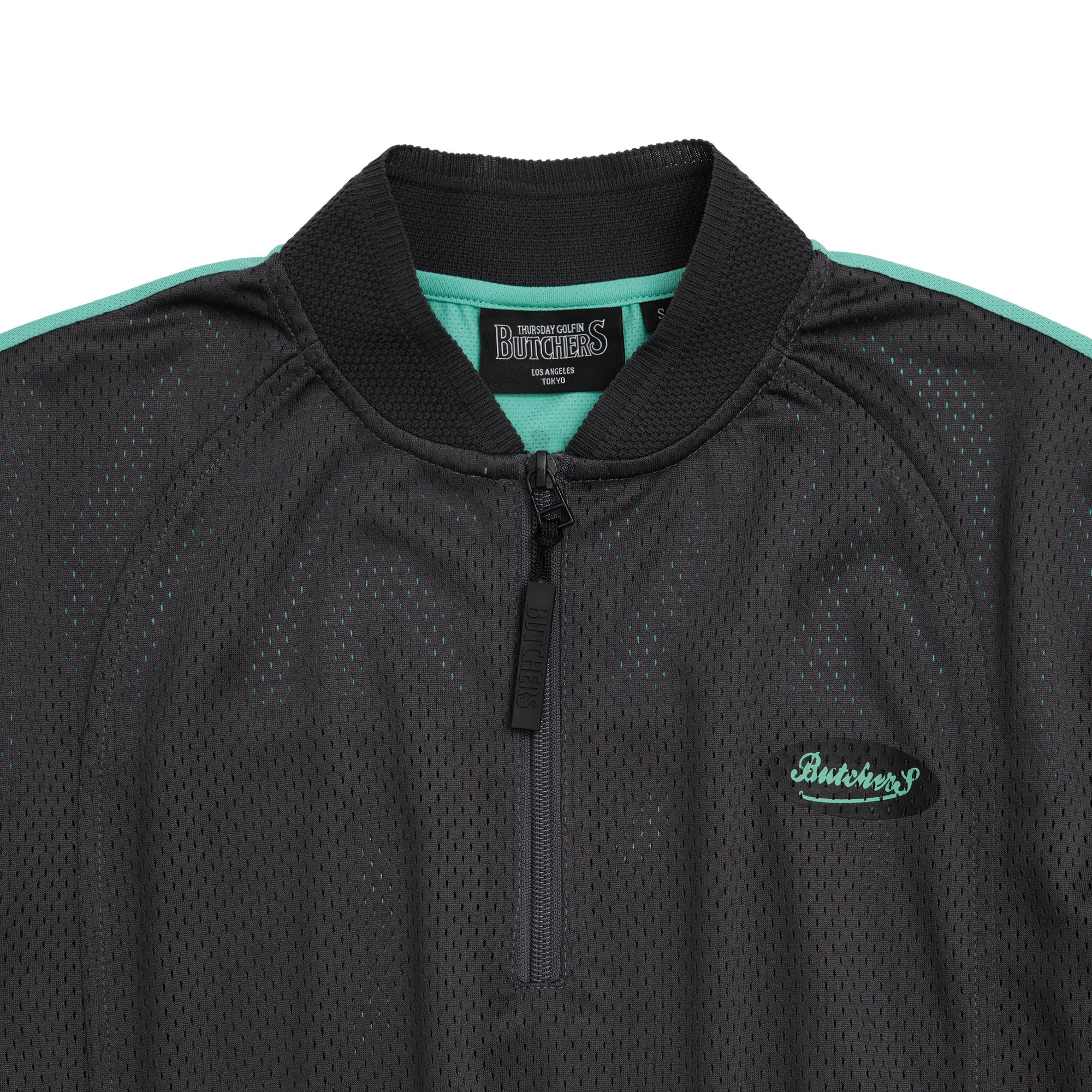 Mesh 2Tone H/Zip PO – THURSDAY GOLFIN BUTCHERS