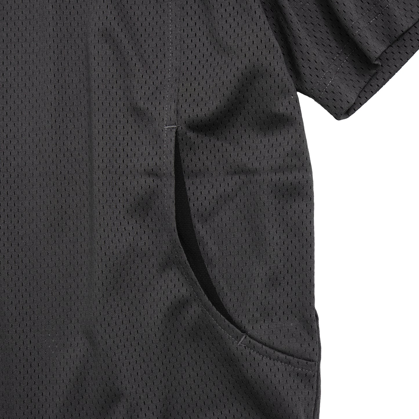 Mesh 2Tone H/Zip PO