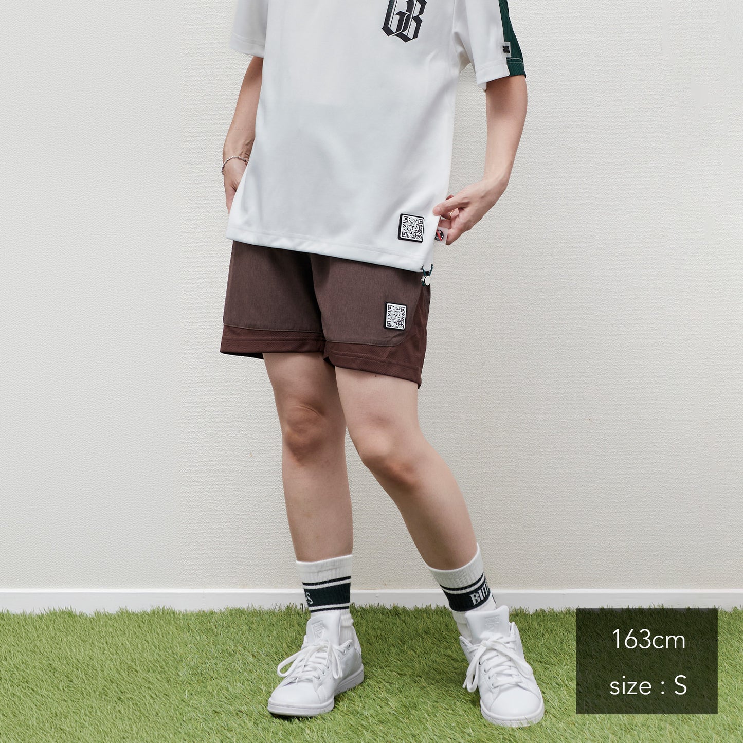 Stretch Hem Mesh Tropical SRT