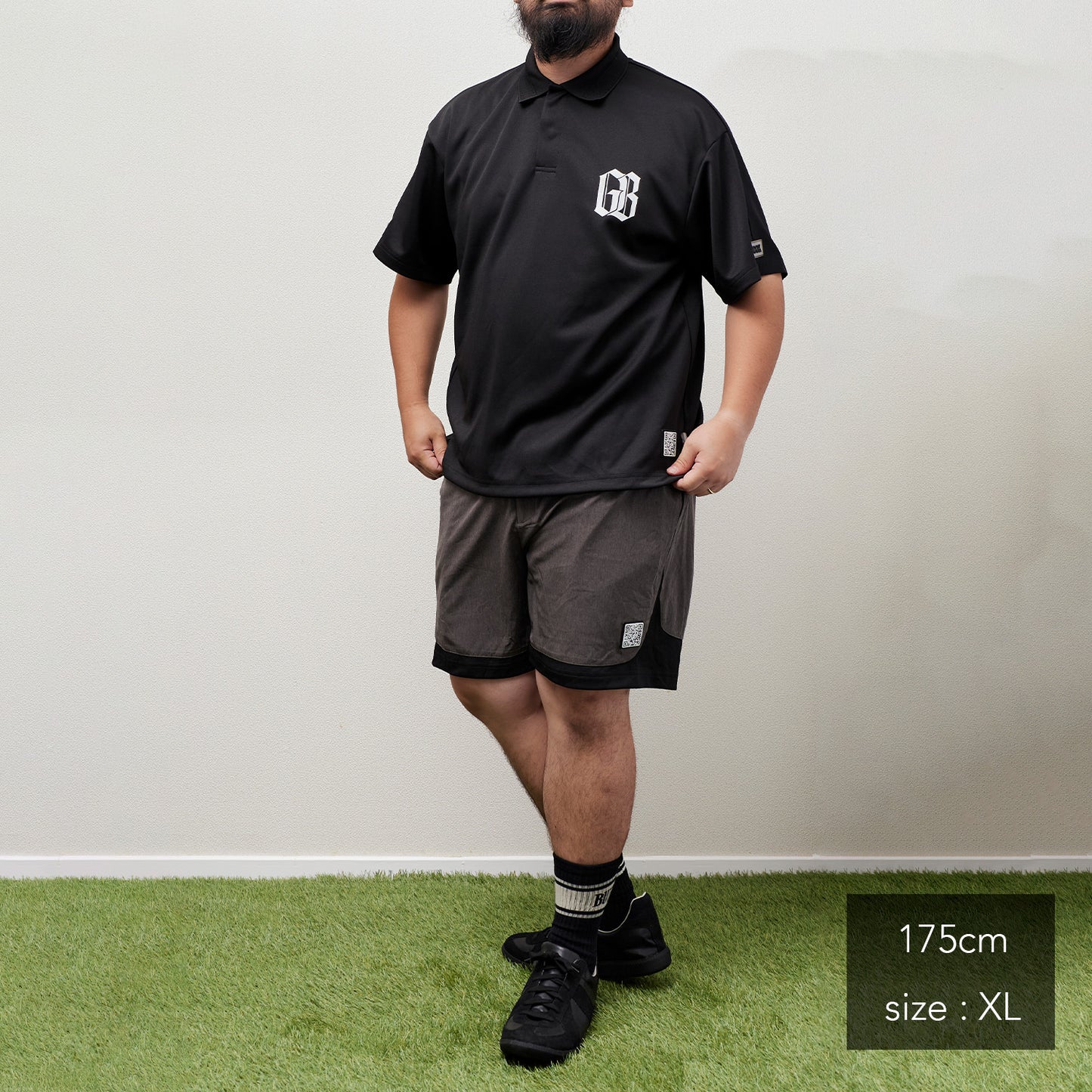 Stretch Hem Mesh Tropical SRT