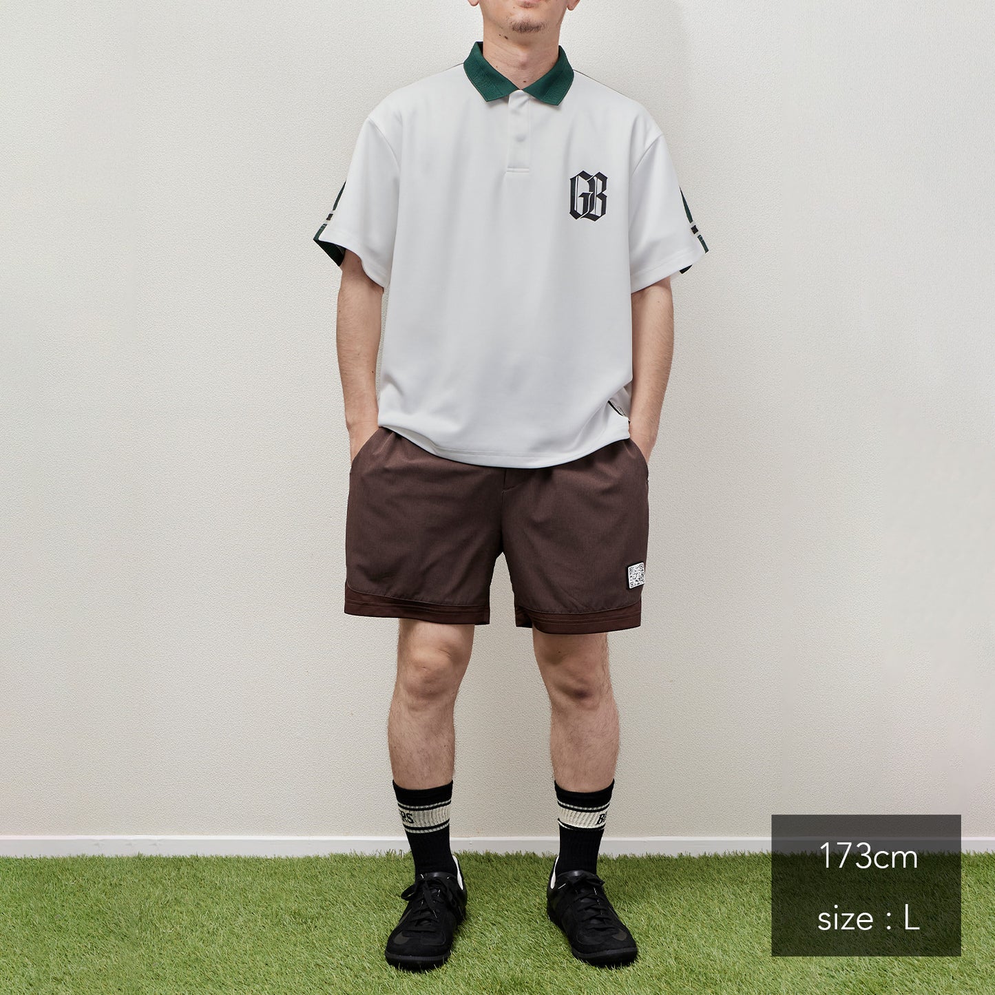 Stripe Yoke Jersey POLO