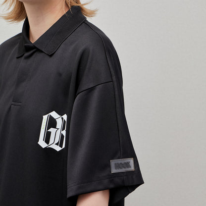 Stripe Yoke Jersey POLO