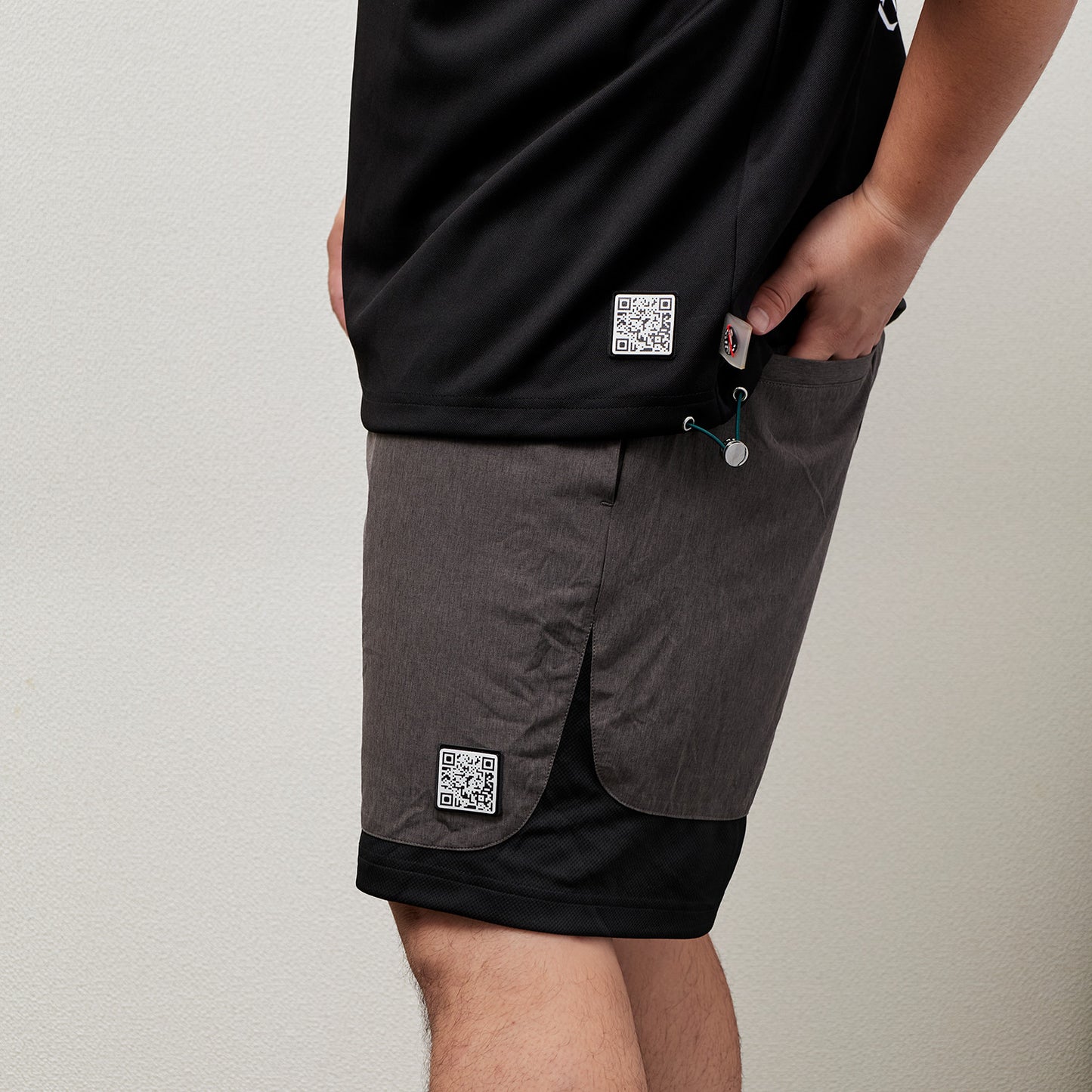 Stretch Hem Mesh Tropical SRT