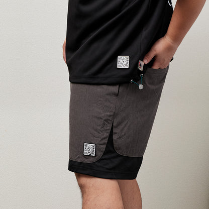 Stretch Hem Mesh Tropical SRT